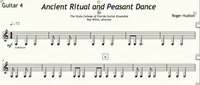 Ancient Ritual and Peasant Dance - Guitar 4 