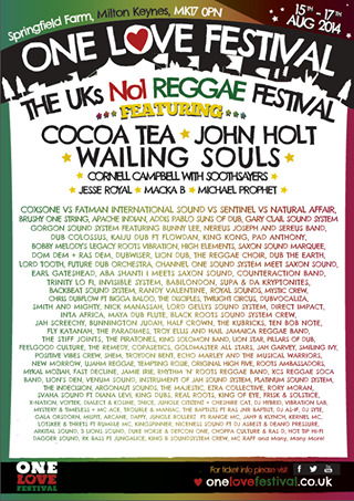 ONE LOVE FESTIVAL 2014
