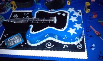 80's Rock & Roll birthday cake!
