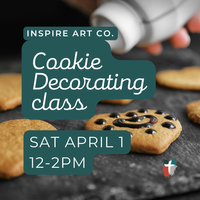 Inspire Art Co. Cookie Decorating Class