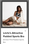 Lmrtv's Attractive Padded Sports Bra