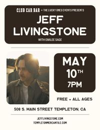 Jeff Livingstone @ Club Car Bar - Templeton, CA