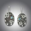 Sterling Silver Earrings with Sleeping Beauty Turquoise