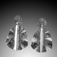 Sterling Silver fold formed earrings with posts