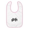 The Grift Embroidered Logo Baby Bib