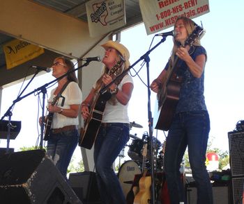 On the stage @ the Vidor Bar-B-Q Festival...Vidor TX!
