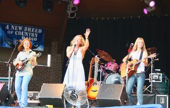 Performing as a trio in Blue Ash, Ohio's Summerbration!
