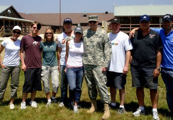 General Jones with the band at lunch in Kosovo!!
