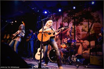 Rockin' the Taylor Guitar stage @ NAMM! What a gorgeous guitar!!!
