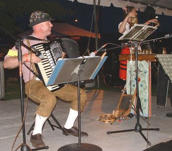 Performing Kufstein on the Cowbells at the Texas Folklife Festival 2007
