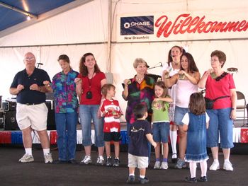 Wurstfest bell choir 2007
