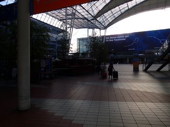 There's a bier garten in the Munich airport...
