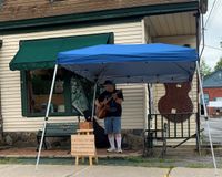 Live music at Heart & Soul Music store/Charlestown NH town wide yard sale