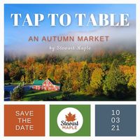 "Tap to Table" outdoor autumn market