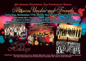 Nov 17, 2012 - Musicos Unidos Christmas Toy Fundraiser
