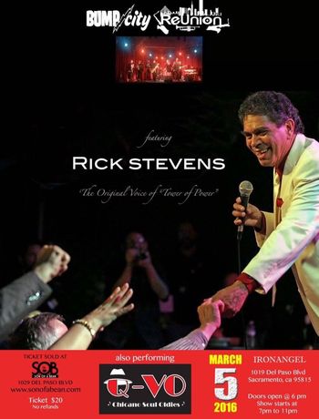 March 5, 2016 - Q-VO with Bump City Reunion, & Rick Stevens
