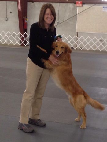 Bender & Beth two 1st place ribbons in Garden City KS March 2014
