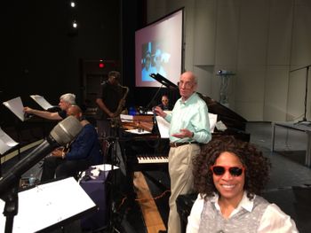 Rehearsal with Dick Hyman
