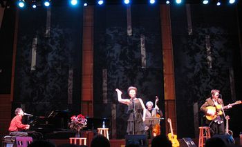 2007 - Carnegie Hall with Mollie Weaver, Pete Huttlinger, and Byron House (on bass)
