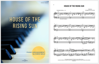 House of the Rising Sun Sheet Music for Piano (PDF & MP3 download)