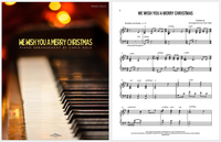 We Wish You a Merry Christmas Sheet Music for Piano (PDF & MP3 download)