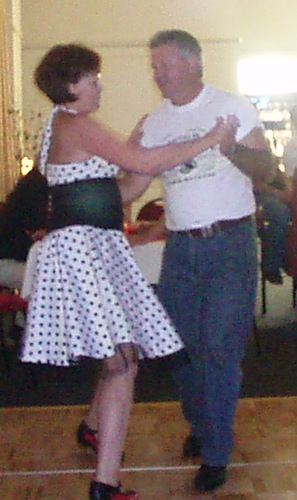 DANCING THE NIGHT AWAY IN MT ISA Boy could this couple dance. They strutted their stuff in a big way on the dance floor at our Red Earth performances. Such talented people who really enjoy music and dancing.
