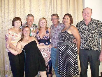 GREAT NEW FRIENDS AND FANS AT THE RED EARTH IN MT ISA DINNER SHOW These beautiful people were at EVERY show over the weekend in Mt Isa. I enjoyed their company so much and great to see them really enjoying the music!
