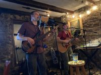 James Lauchmen with Greg Masters at Heart of Oak Pub
