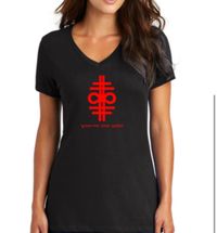 WOMEN'S T-SHIRT RED LOGO