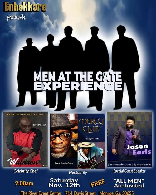 Men At The Gate event hosted by Mercy Club, Special Guest Speaker Jason Earls