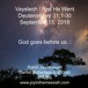 Vayelech / And He Went