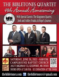 Bibletones 49th Annual Homecoming Sing with Hopes Journey Josh & Ashley Franks and The Kingsmen 