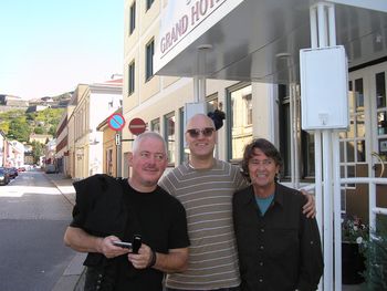 Neuwirth, Langford, and me at Down on the Farm
