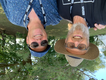 Jan with Rick Fines
