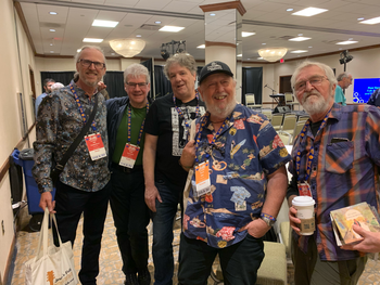 Canadian Folk DJs: Jan, Tom Coxworth, Doug Cox, Steve Edge, Steve Pritchard
