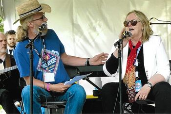 Jan with Connie Kaldor, Mariposa
