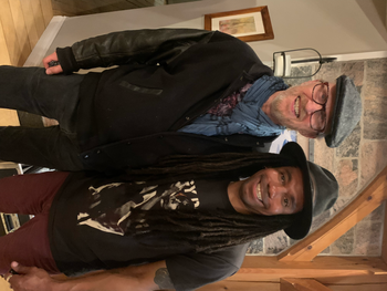 Jan with Julian Taylor
