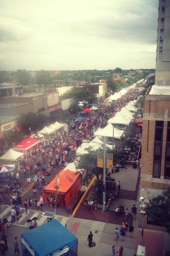 View of Arts Beats and Eats 2013
