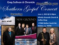 Chronicle, Greg Sullivan & Special Guest "New Ground"