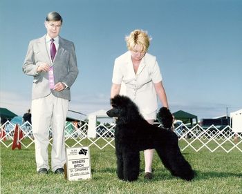 Rudies Mother "Luna" winning "Winners Bitch from puppy Class
