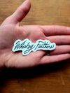 Whiskey Feathers Logo Sticker 3"x1" (Includes Sales Tax)