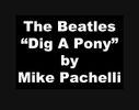 Dig A Pony - Charts & tab