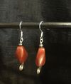 Carnelian Earring with sterling sliver