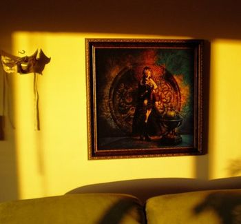 Custom framed "Captain Persephone" - buyer's photo

