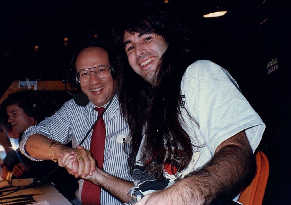 L.A KINGS NHL HALL OF FAME VOICE - BOB MILLER & ARTIST MIKE FISCHER @ THE GREAT WESTERN FORUM