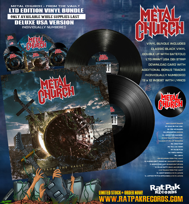 Metal Church From the Vault Vinyl Record Bundle - Rat Pak Records