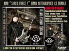 [LIMITED STOCK!] MAB "SHRED FORCE 1" Limited Edition Hand Autographed CD Bundle - Deluxe Jewel Case Edition, Guitar Pick & Vinyl Sticker