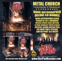 Metal Church "Congregation of Annihilation" Hand Autographed CD Bundle