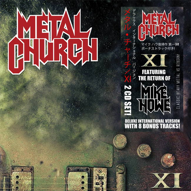 METAL CHURCH XI DELUXE INTERNATIONAL VERSION / 2 CD SET / 8 BONUS TRACKS  / LYRICS BOOKLET - Rat Pak Records