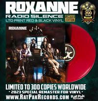 Roxanne "Radio Silence" ltd print Red & Black vinyl record (2023 Remaster)